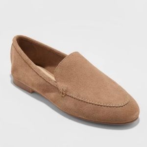 NWT Genuine suede loafers